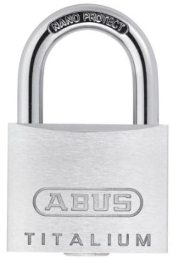 ABUS Titalium Vorhangschloss 64TI/40 Gleichschlieend 6414